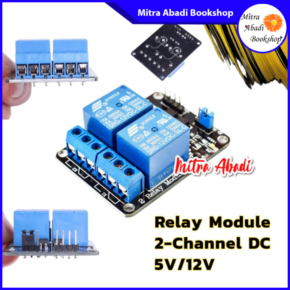Relay Module 2 Channel DC 5V / DC 12V