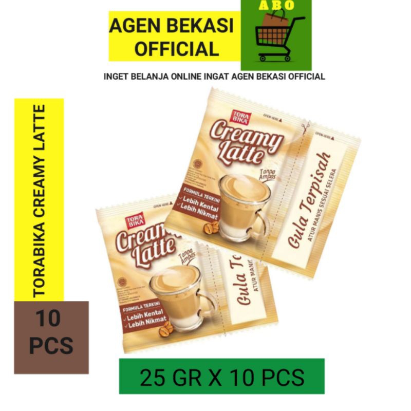 

TORABIKA CREAMY LATTE 25 Gr 1 Renceng (10 pcs)