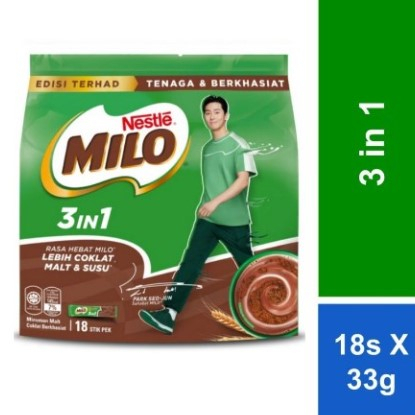 

Milo 3in1 isi 18 stik / Milo Malaysia / milo 3 in 1