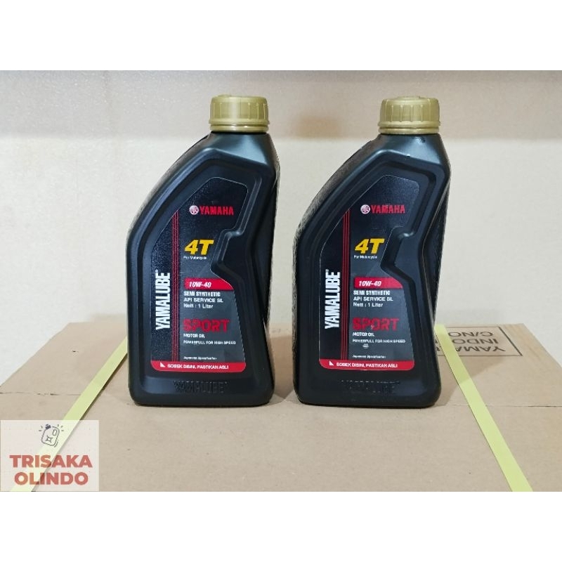 Yamalube Sport Motor Oil 1L Botol Baru Kemasan Baru