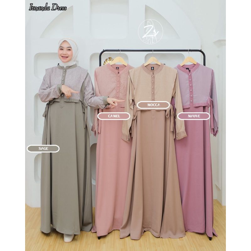 gamis irnanda set hijab by zr