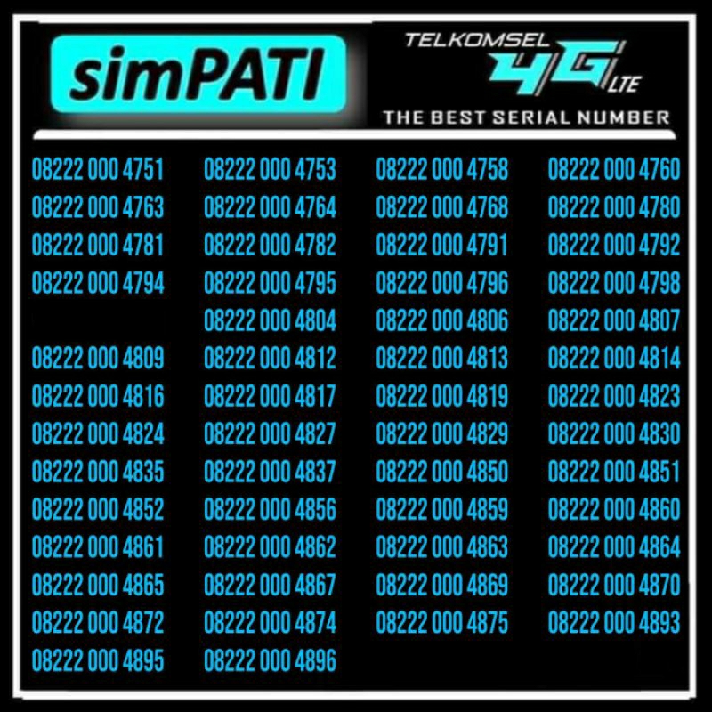 Nomor Cantik Telkomsel - Nomor Cantik Simpati - Nomor Cantik Telkomsel Simpati - Nomer Cantik Telkom