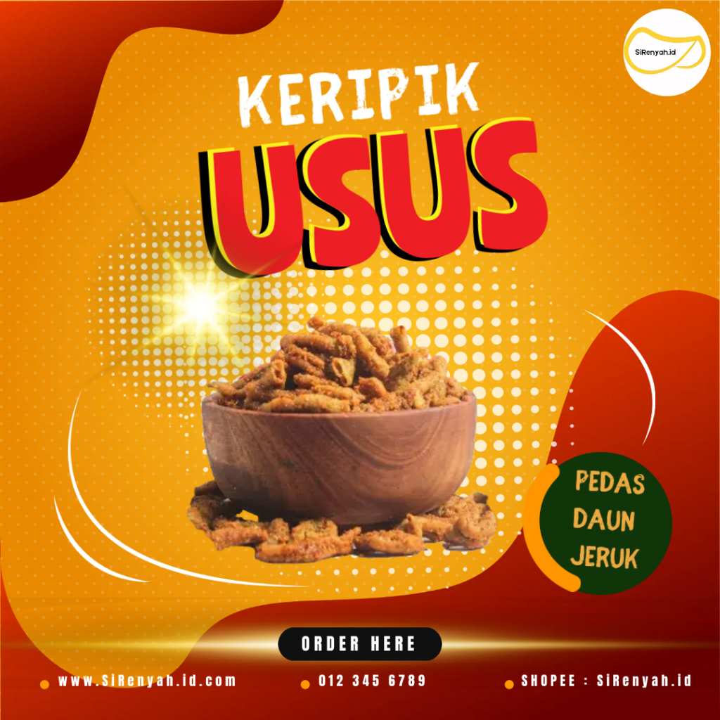 

Keripik Usus Pedas Daun Jeruk SiRenyah_id 80 gr