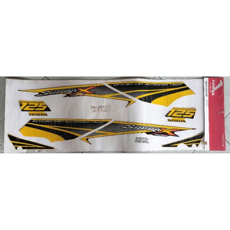 STRIPING STIKER SUPRA x 125 D ORIGINAL