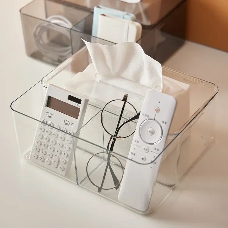 PRINSA TEMPAT TISSUE AKRILIK TRANSPARAN / ACRYLIC TISSUE BOX TISSUE BOX BOX TISU TEMPAT TISSUE