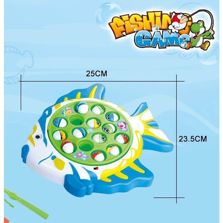 Mainan Anak Pancing Pancingan Ikan Suara Music Besar Fishing Game Nemo