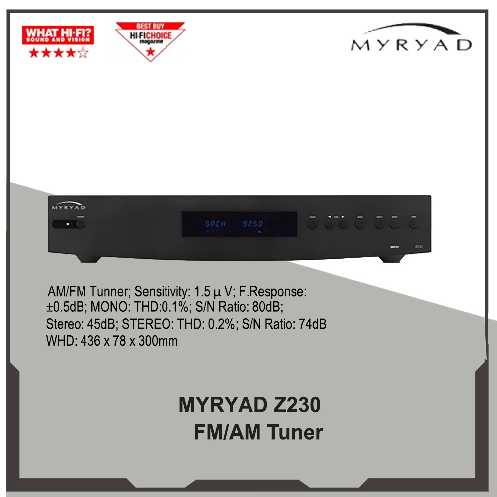 Myryad Z230 HiFi FM/AM Radio Tuner