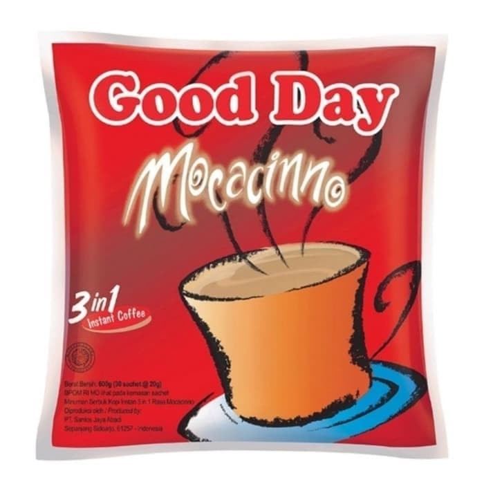 

minuman sachet instant good day chococino 1 renceng (10 sachet) Note : 1. harga sudah termasuk packing 2. maaf tidak menerima komplain kerusakan atau kesalahan pengiriman barang tanpa video unboxing