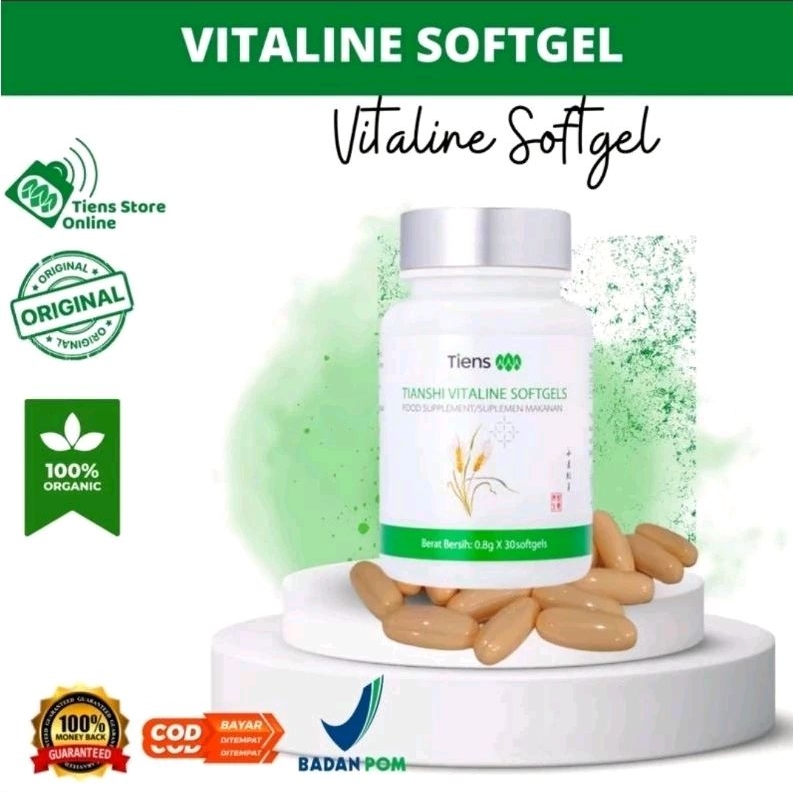 vitaline sofgels tiens / pemutih badan terbaik