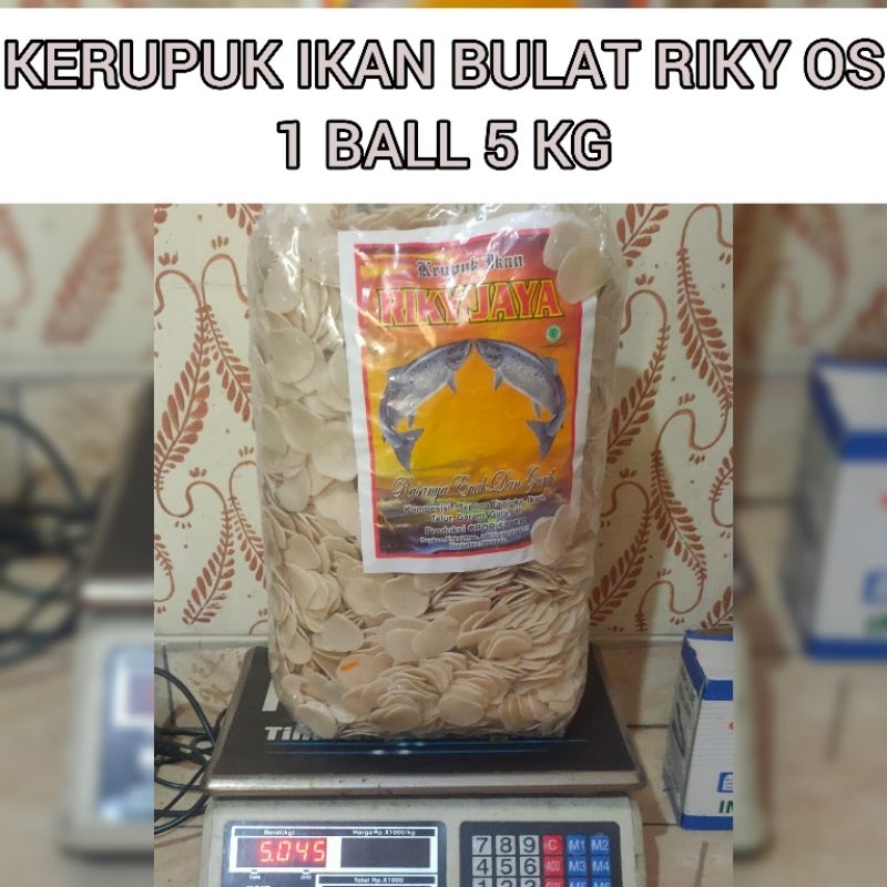 

Kerupuk Ikan Bulat Riky Os 1 Ball 5 Kg