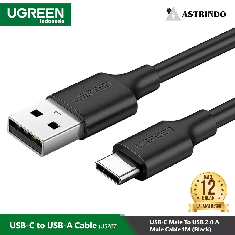 UGreen US287 Kabel Data USB A To USB Type-C Fast Charge