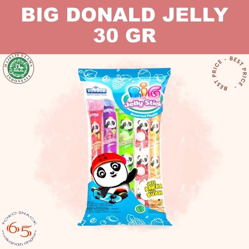 

Big Donald Jelly Stick 30 gr. PAK