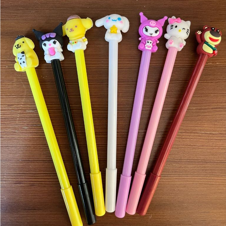 

Pulpen Kartun Sanrio Pen Gel Kuromi Ink Pen Cinamonrol