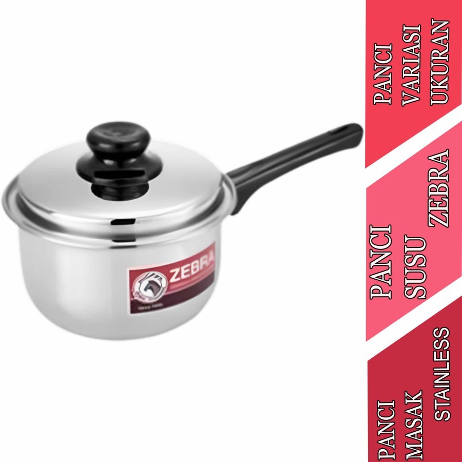 Panci Serbaguna - Panci Susu Zebra - Panci Masak Stainless