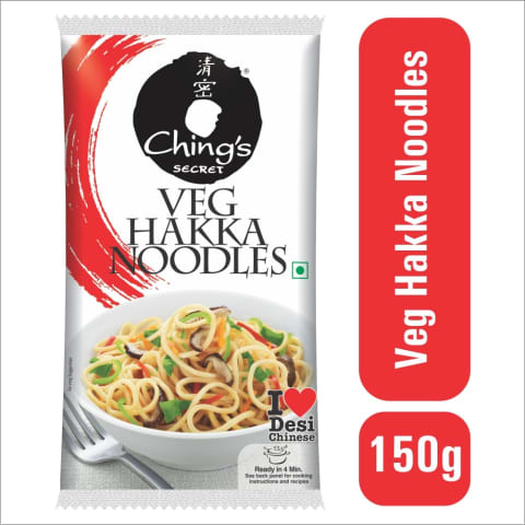 

VEG HAKKA NOODLES CHING'S SECRET 150gr / Mie Instan Import