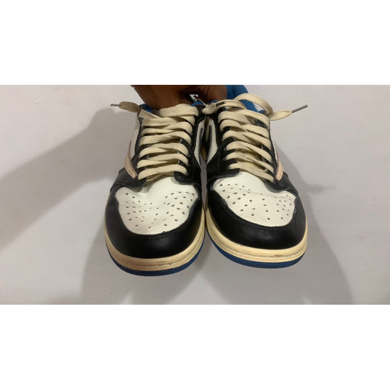 AJ 1 Low x Travis Scott x Fragment Black & Blue second