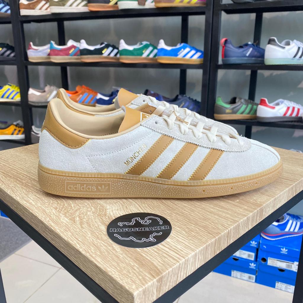 ADIDAS MUNCHEN [CREAM/MESSA] # GY7399 HAGUSNEAKER GARANSI 100% ORIGINAL