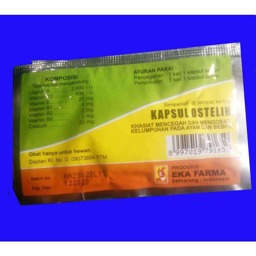 OBAT AYAM DAN BEBEK LUMPUH OSTELIN