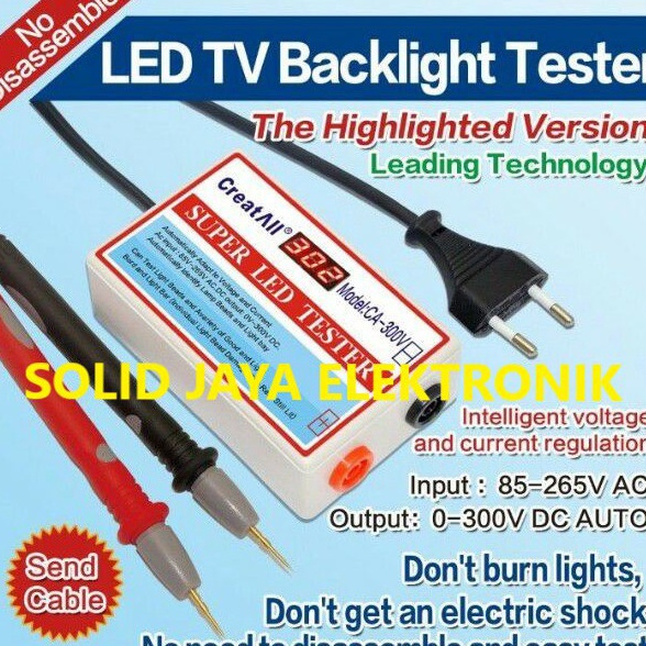TESTER BACKLIGHT ALAT TEST TES LAMPU BL LED BACKLIGHT BL OTOMATIS ALAT TEST LED TV LAMPU BACKLIGHT  