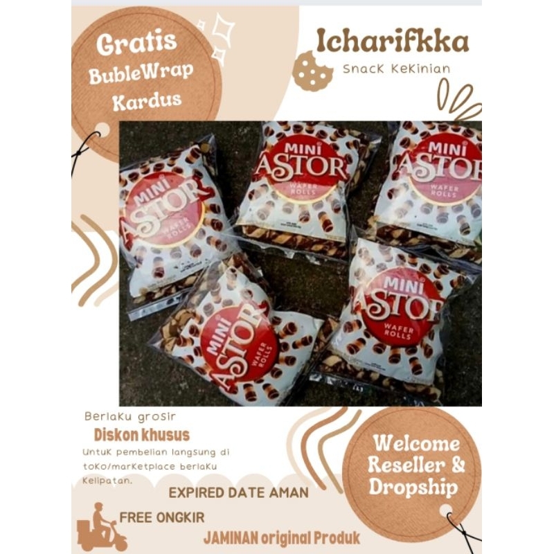 

TERMURAH PROMO SALE DISKON SNACK BRANDED ORI CEMILAN CAMILAN Ready stok ASTOR MINI, ASTOR KILOAN siap kirim expired aman sentosa dijamin snack ori