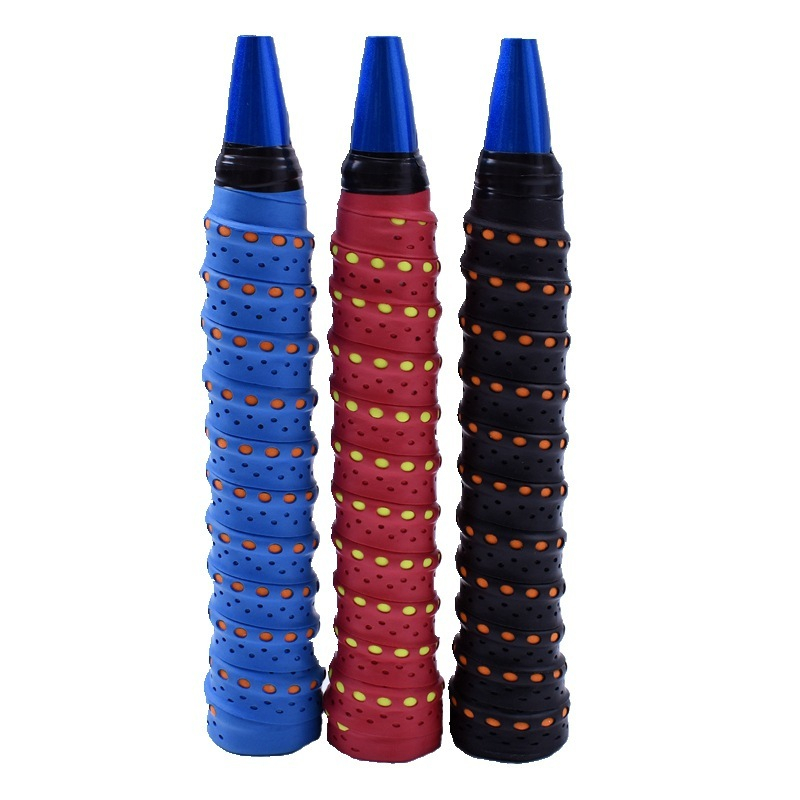 [ Velius ] Grip Raket Tulang Badminton Anti Slip Desain Hollow Dot Anti Slip Licin  Polyurethane Bes