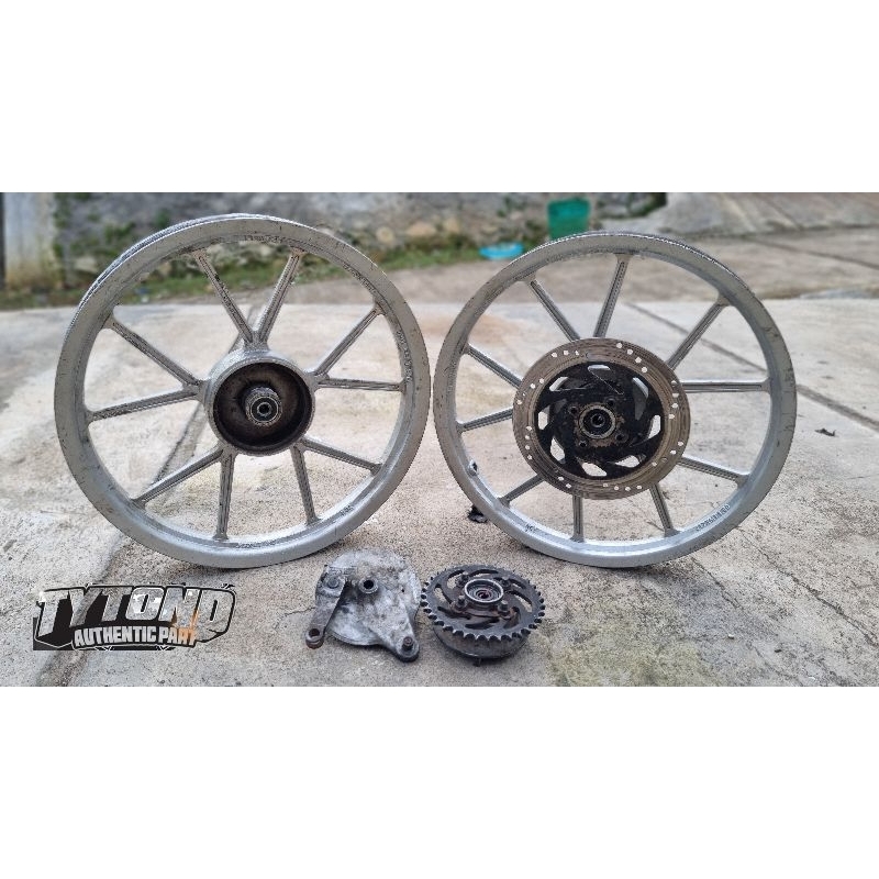 VELG NOZ GP WHEEL SUZUKI SINGLE DISK DISC BUKAN DAYTONA DD DOUBLE DISC DISK