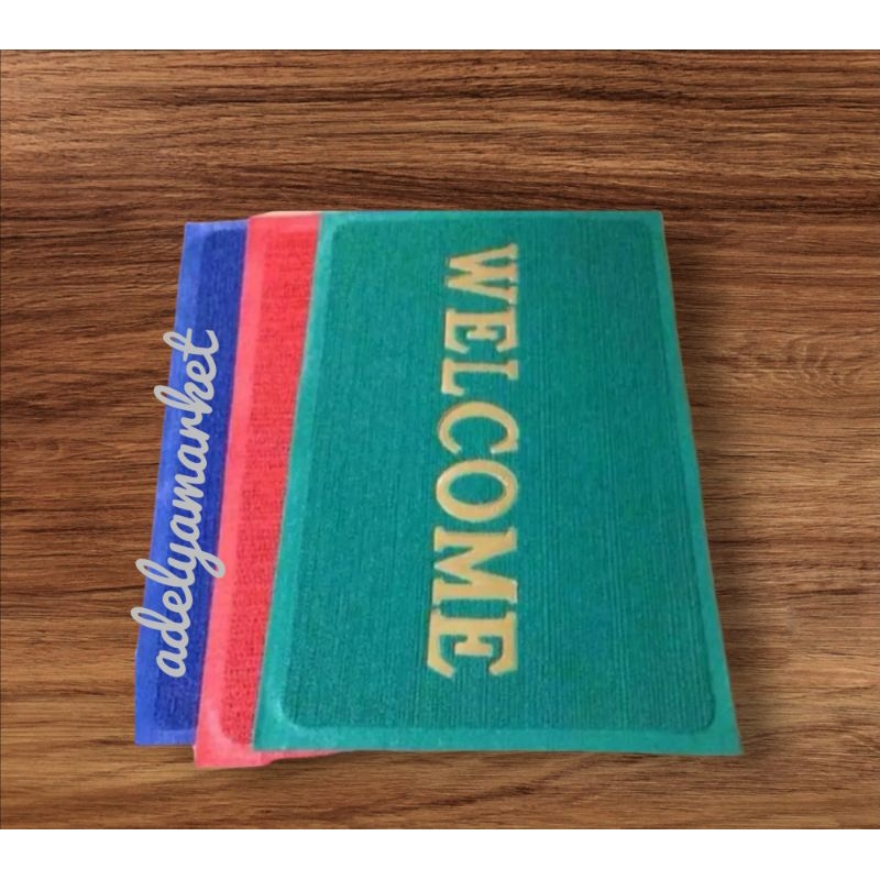 Keset welcome tebal / keset bludru / keset bagus