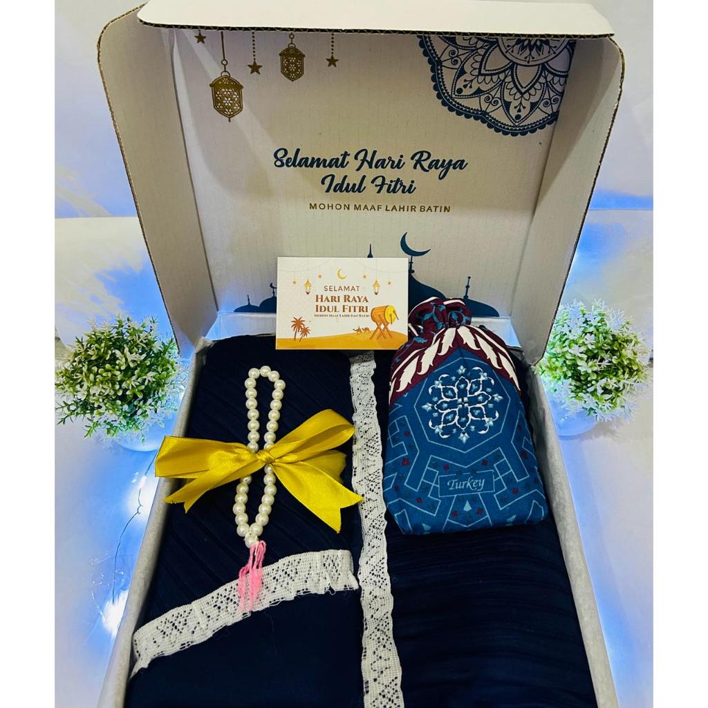 

Hampers Mukena Plisket Dewasa Hampers Lebaran / Idul Fitri Puasa/ Ramadhan Wedding Alat Sholat