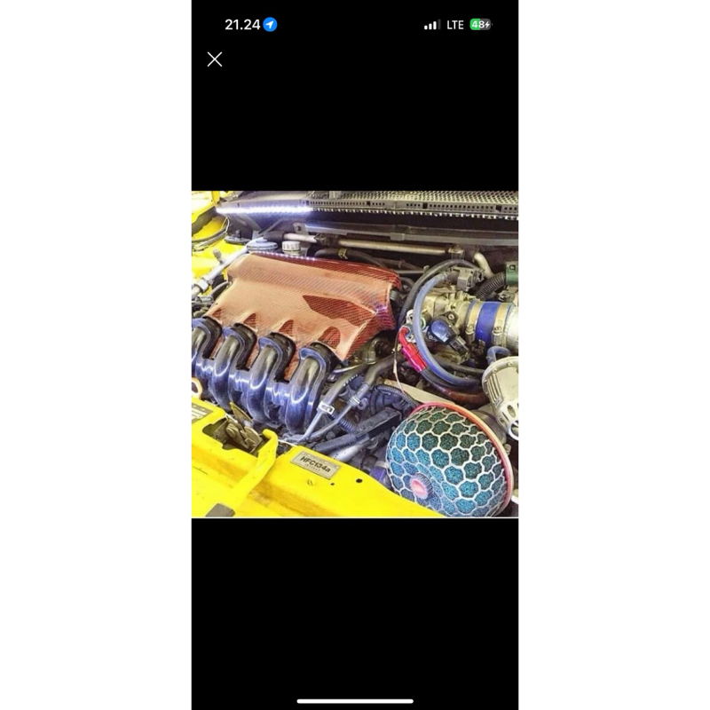 Cover tempel engine jazz gd3/city carbon kevlar/carbon fiber