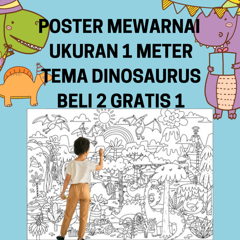 

Tema Dinosaurus Mewarnai