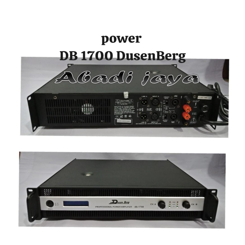 Power Amplifier Dusenberg DB 1700 / DB1700 Original