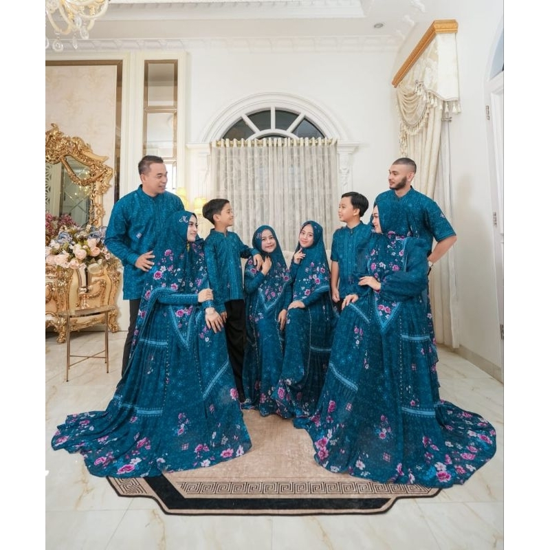 (n) ALYA ASYARIFAH RAYA SARIMBIT Baju Koko Gamis Syari Couple/Sarimbit/Serimbit Family set Asyarifah