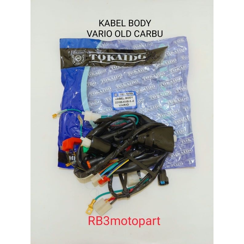 KABEL BODY BODI SET KOMPLIT VARIO OLD LAMA VARIO 110 TOKAIDO