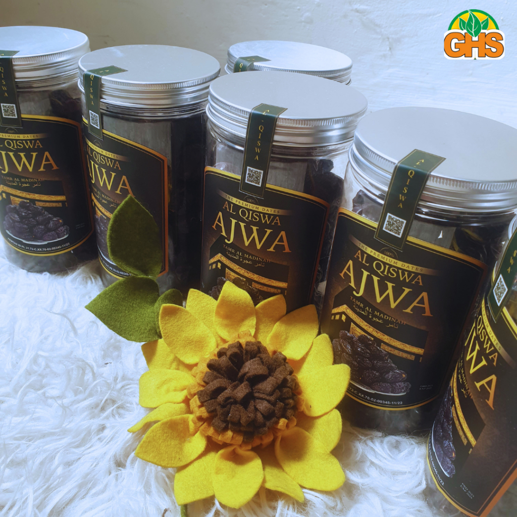 

Kurma Ajwa Tabung 500Gr | Kurma Nabi | Hampers Ramadhan Lebaran | Big Sale Ramadhan