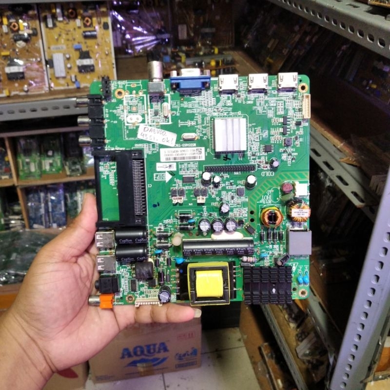 MESIN TV DAEWOO DTV43S1 MAINBOARD - MOTHERBOARD - MB TV LED DAEWOO DTV43S1