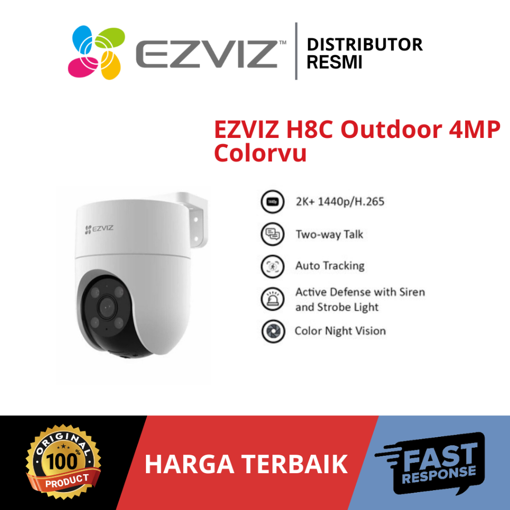 EZVIZ H8C Outdoor 4MP Colorvu