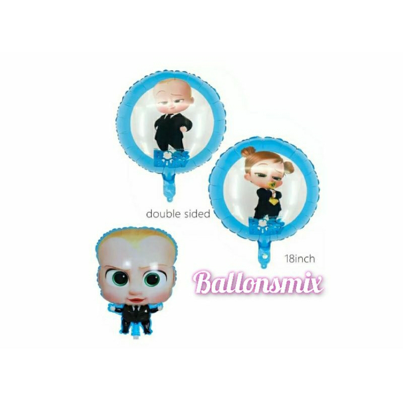 Balon Foil Baby Boss/balon anak"
