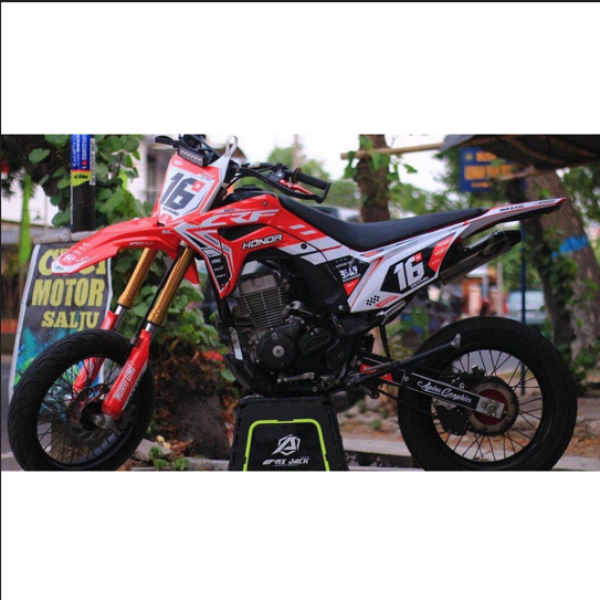 DECAL CRF 150 L FULL BODY BEBAS CUSTOM DESAIN SIMPEL KEREN DECAL KLX DECAL WR NEW