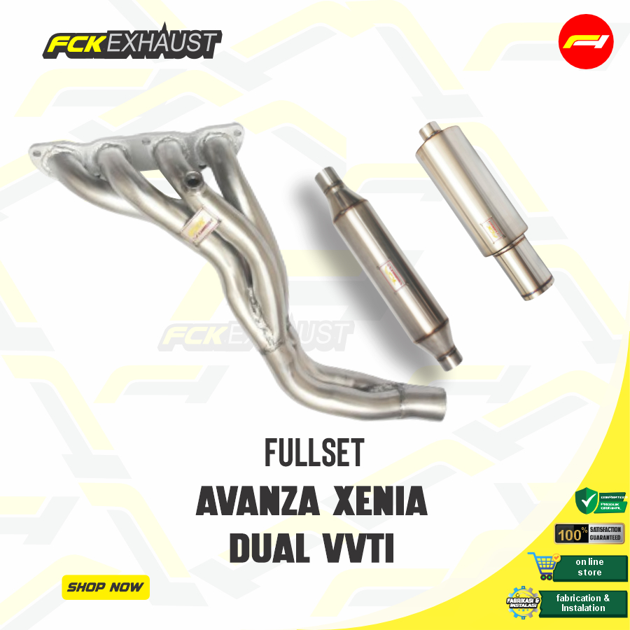 FCK Full system Dual VVTI Avanza Xenia Rush Terios Knalpot Mobil