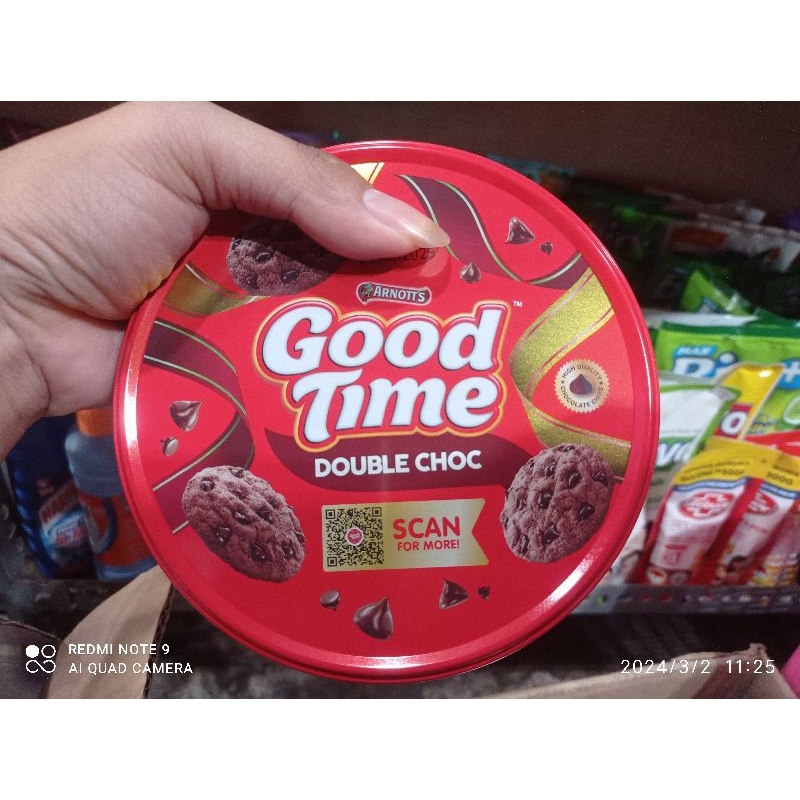 

Good time cookies kaleng 149 g