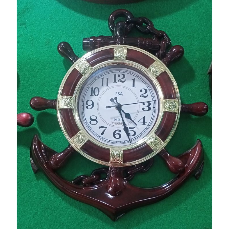 jam dinding jangkar kapal