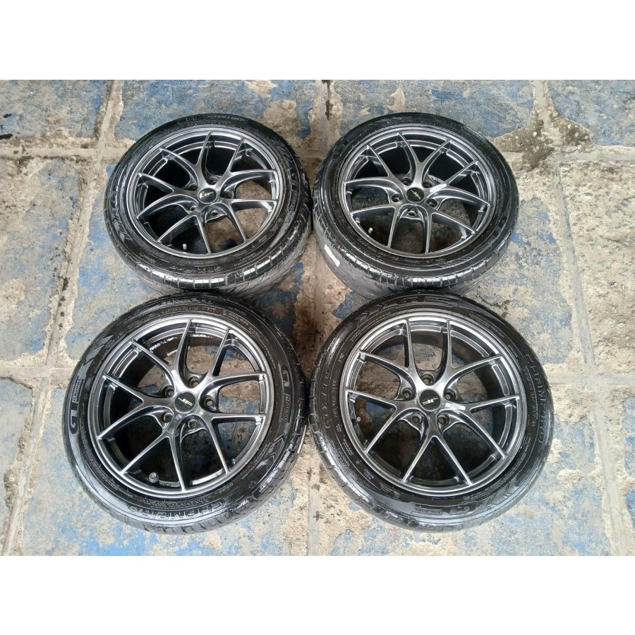 VELG MOBIL SECOND JF LUXURY RING 17 LEBAR 7,5 PCD 5X114,3 + GT(2022) 205 50 R17