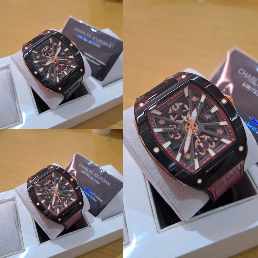 JAM TANGAN PRIA CHARLES JOURDAN CJ03-1042LE / CJ03-1032LE LIMITED ORI