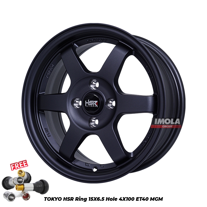 Velg Pelek Mobil Ring 15 HSR TOKYO Velg R15 Mobil Agya Ayla Calya Mobilio Brio Karimun