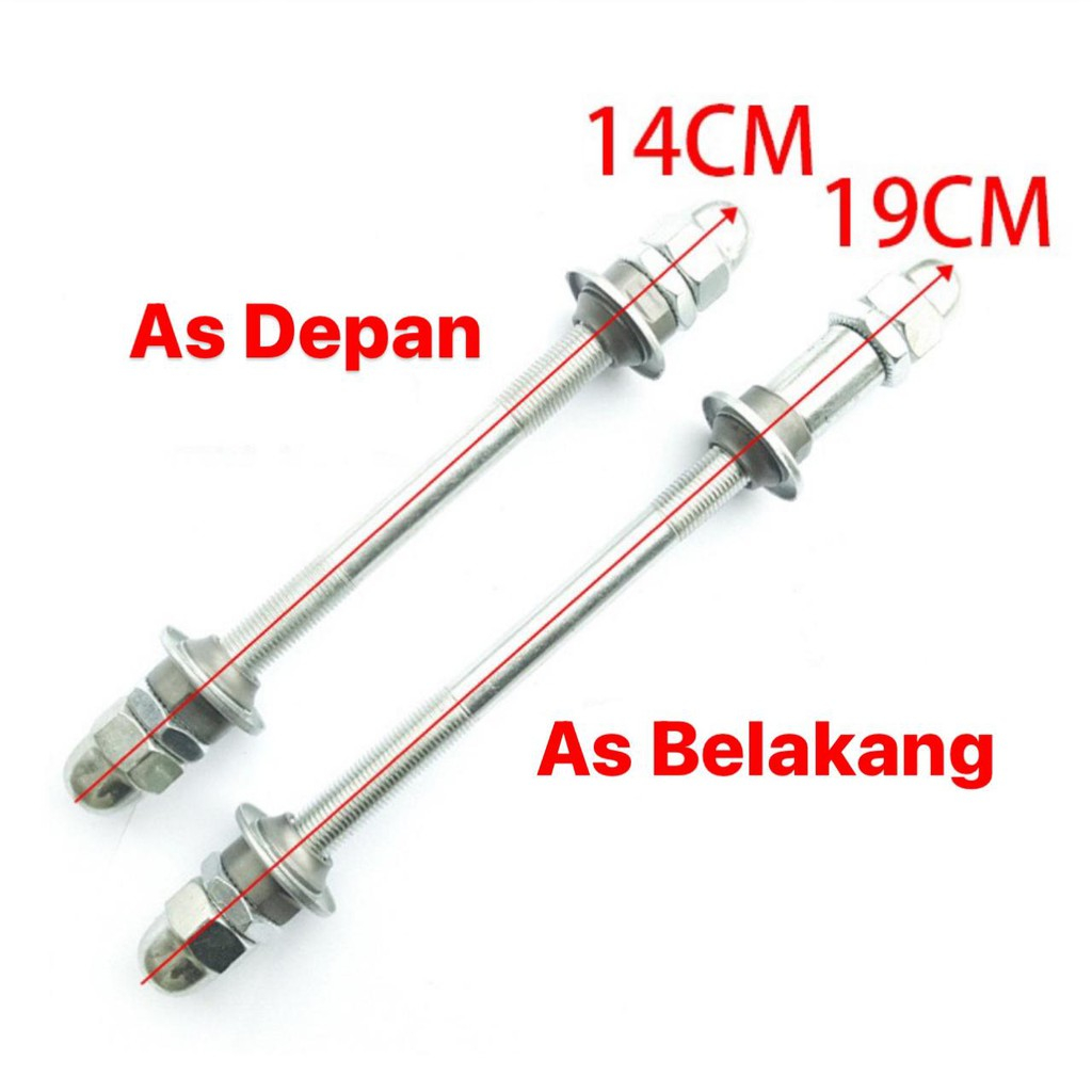 As Depan Sepeda - As Belakang Sepeda AS Sepeda