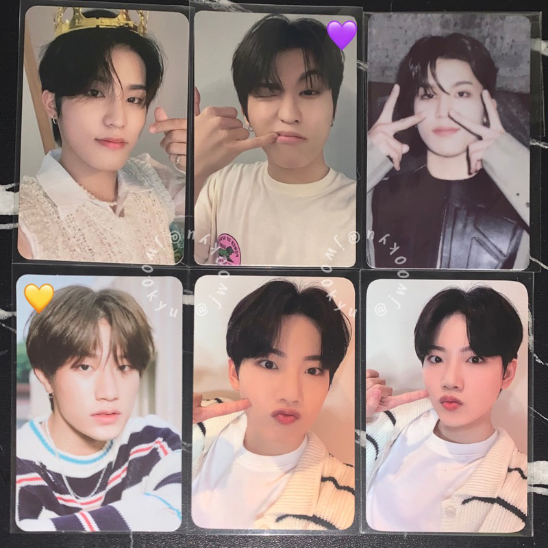 READY STOCK PHOTOCARD OFFICIAL JEONGWOO BARUDAK AKPOL NIGHT GARDEN YEDAM SADBOY JUNKYU FS KTOWN HELL