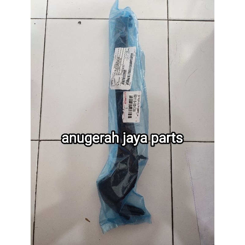 List grill list grille bumper depan kiri all new yaris 2014-2017 original