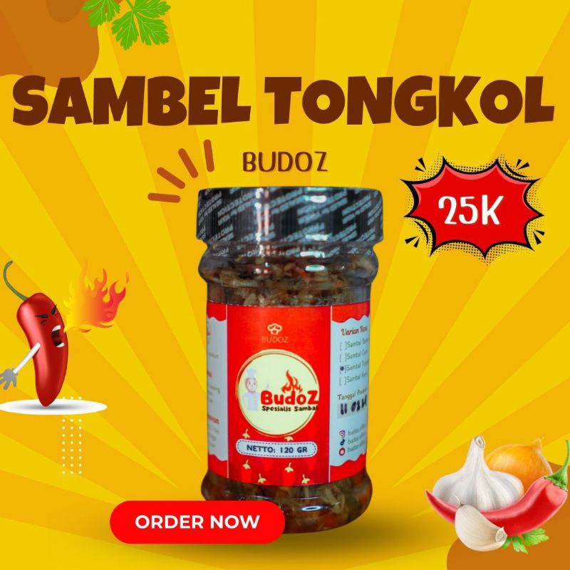 

sambal tongkol kemangi / sambal pedas tanpa pengawet dan pewarna / sambal budoz / sambal cumi tongkol ayam