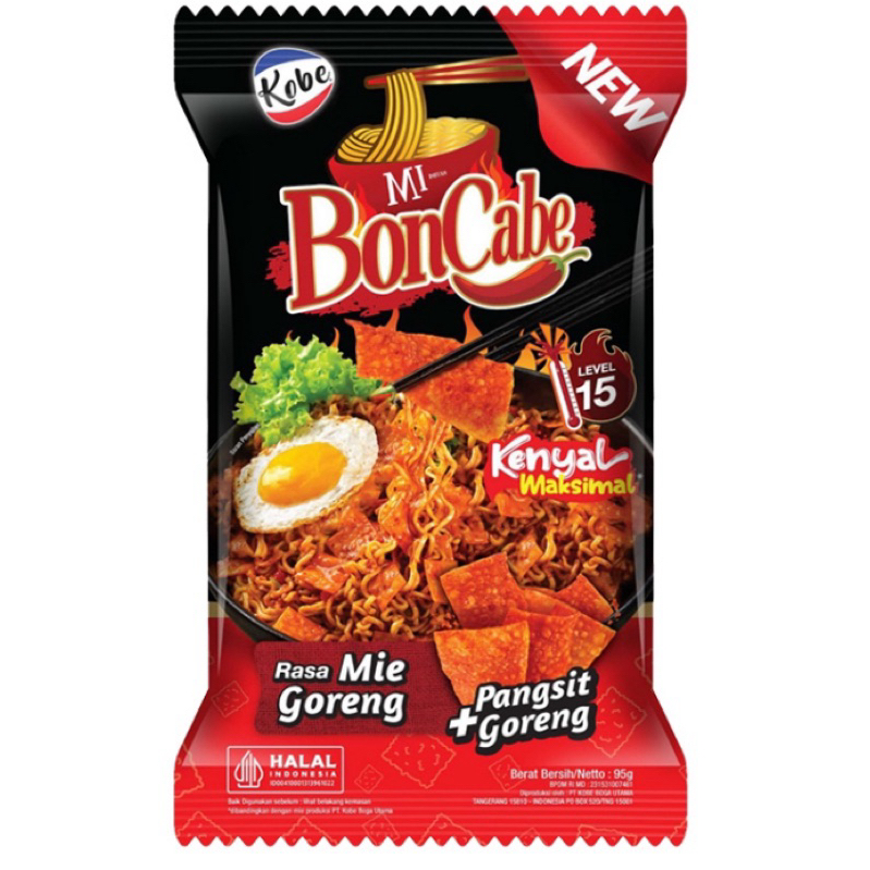 

Kobe Mi BonCabe Goreng Level 15 95 g