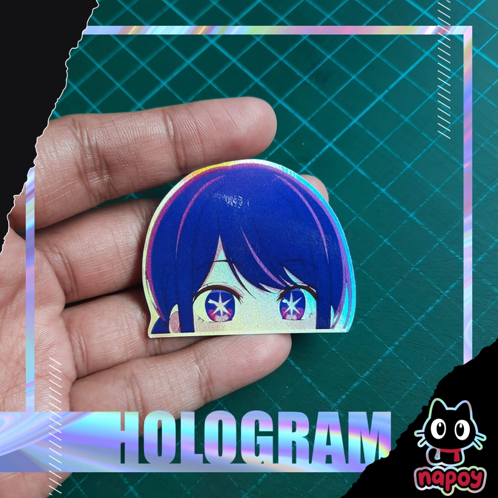 

Stiker Hologram Anime Oshi No Ko Ai Hoshino